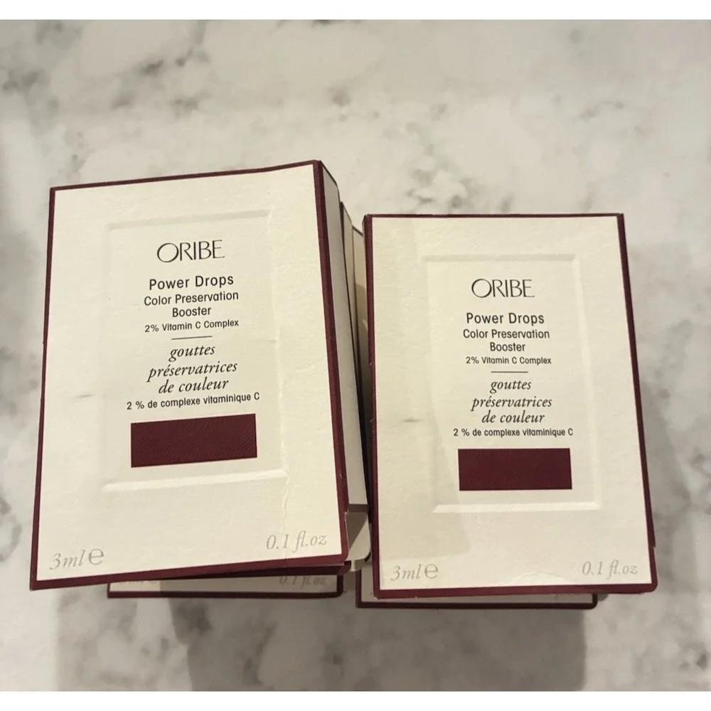 Oribe Power Drops Color Preservation Booster 3ml Trial Sample Size Lot of 9